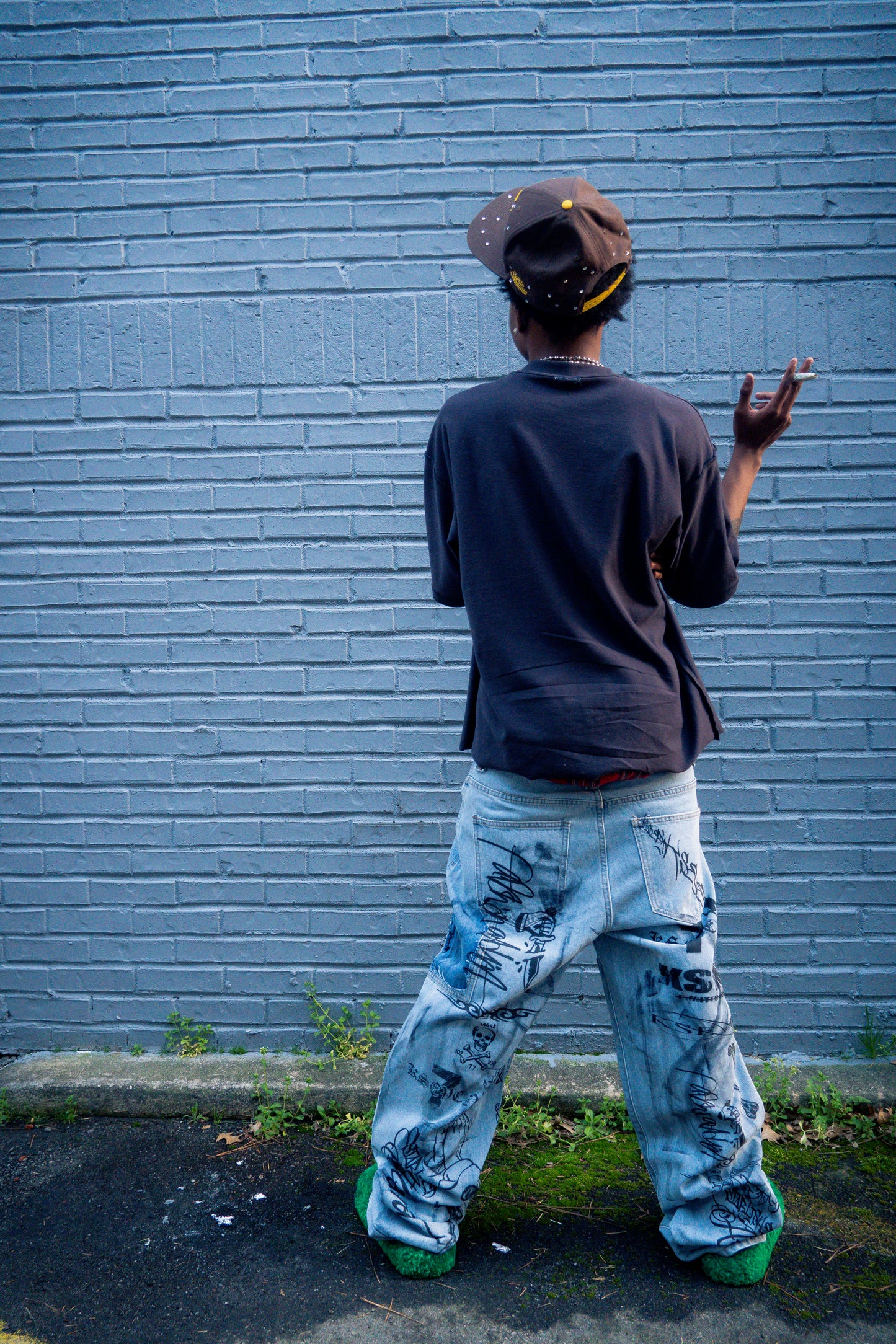 ALL OVER 7 PRINT DENIM